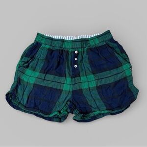 Aerie Cozy Plaid Pajama Shorts